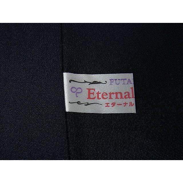 平和屋本店●極上 金彩友禅 卓越技能者・名工・和田光正監修 京金彩 華陽　訪問着　花唐草文　濃紺地　暈し染め　銀彩　逸品　DZAA1471kh4