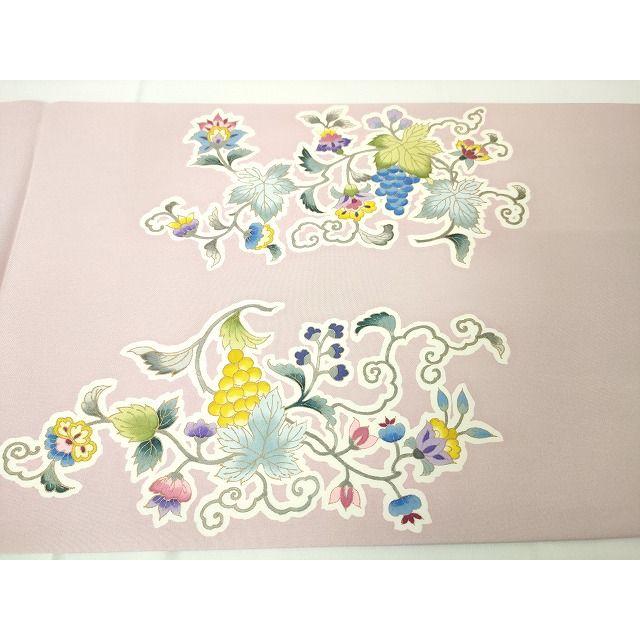 平和屋着物○綴れ 八寸名古屋帯 更紗文 正絹 逸品 CABA9186dy