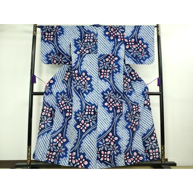 やまと謹製　有松絞り　藍青ピンク　敷居当て付き やまと謹製 有松絞り 藍青ピンク 敷居当て付き やまと謹製 有松絞り 藍