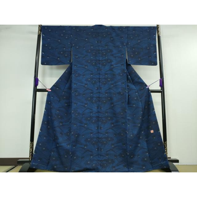 平和屋本店●希少　人間国宝　玉那覇有公　本場琉球紅型　小紋　菊　夏虫　逸品　未使用　DZAA2049kh4 平和屋本店○希少 人間国宝 玉那覇有公 本場琉球紅型 小紋 菊 夏虫