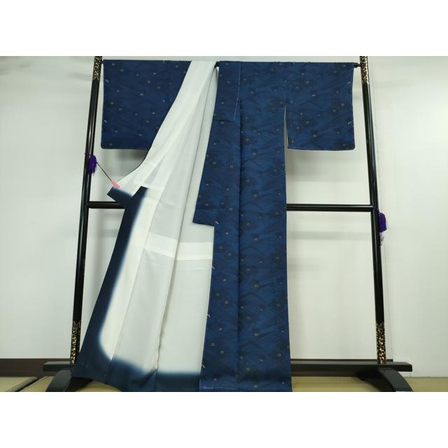 平和屋本店●希少　人間国宝　玉那覇有公　本場琉球紅型　小紋　菊　夏虫　逸品　未使用　DZAA2049kh4 平和屋本店○希少 人間国宝 玉那覇有公 本場琉球紅型 小紋 菊 夏虫
