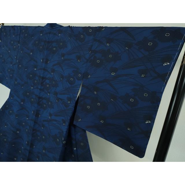 平和屋本店●希少　人間国宝　玉那覇有公　本場琉球紅型　小紋　菊　夏虫　逸品　未使用　DZAA2049kh4 平和屋本店○希少 人間国宝 玉那覇有公 本場琉球紅型 小紋 菊 夏虫