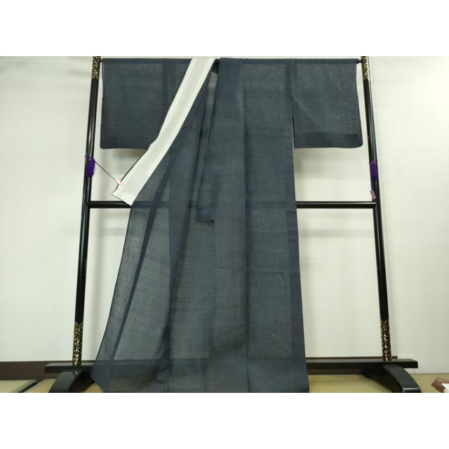 平和屋本店■最高級　夏物　越後上布　蚊絣　反端付き　逸品　DZAA3104kh5 平和屋本店□最高級 夏物 越後上布 蚊絣 反端付き 逸品 DZAA3104kh5