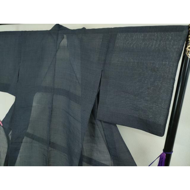 平和屋本店■最高級　夏物　越後上布　蚊絣　反端付き　逸品　DZAA3104kh5 平和屋本店□最高級 夏物 越後上布 蚊絣 反端付き 逸品 DZAA3104kh5