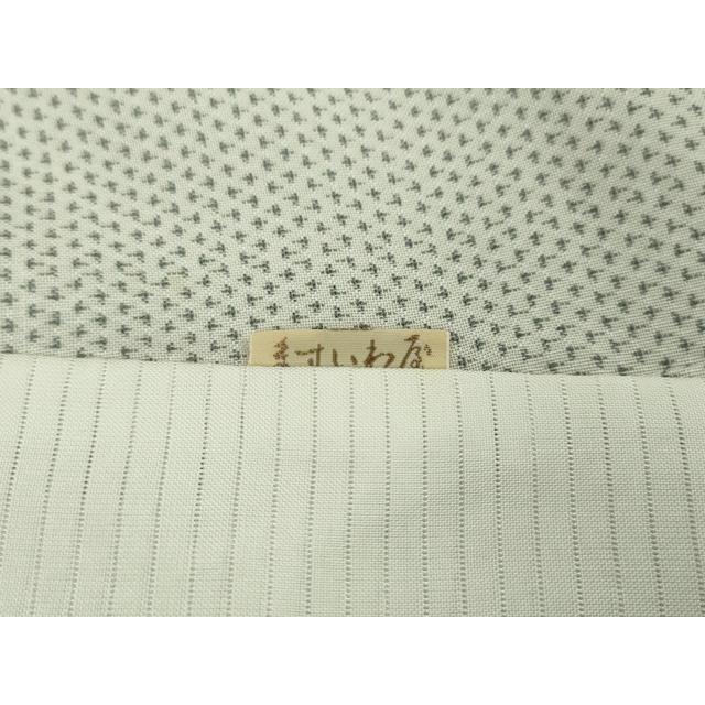 平和屋本店■極上　夏物　本場大島紬　夏大島　白大島　蚊絣　ますいわ屋扱い　逸品　DZAA3159kh5 平和屋本店□極上 夏物 本場大島紬 夏大島 白大島 蚊絣 ますいわ屋扱い