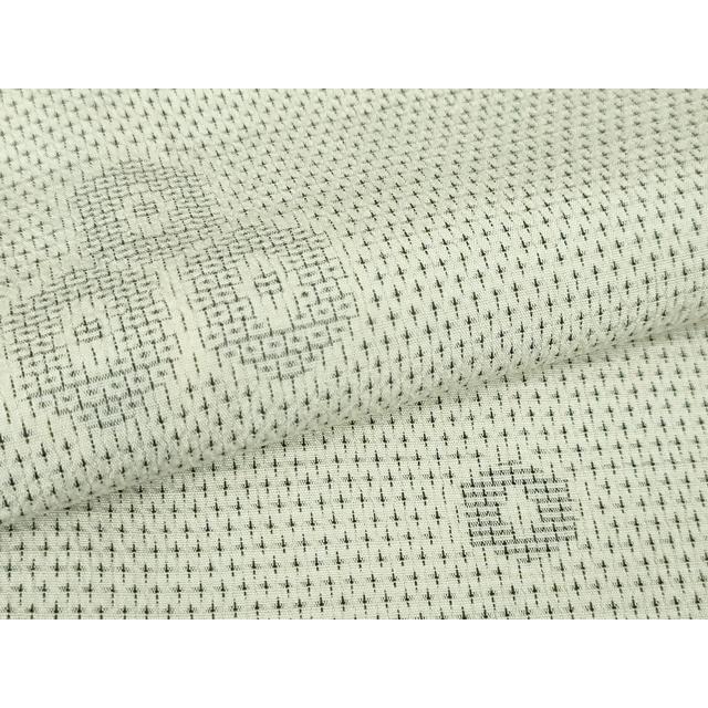 平和屋本店□極上 白鷹お召 単衣 反端付き 逸品 未使用 DZAA3379kh5