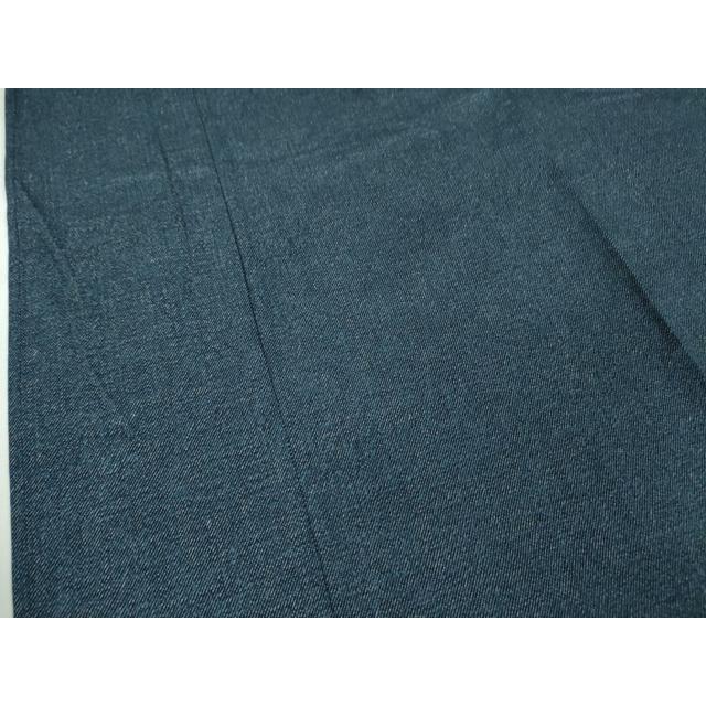 平和屋本店□極上 デニム 単衣 片身替わり 綿 逸品 DZAA3585kh5