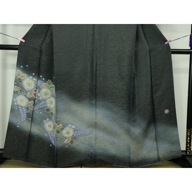 平和屋本店□最高級 二代目 久保田一竹 幻の辻が花 訪問着 暈し染め 金