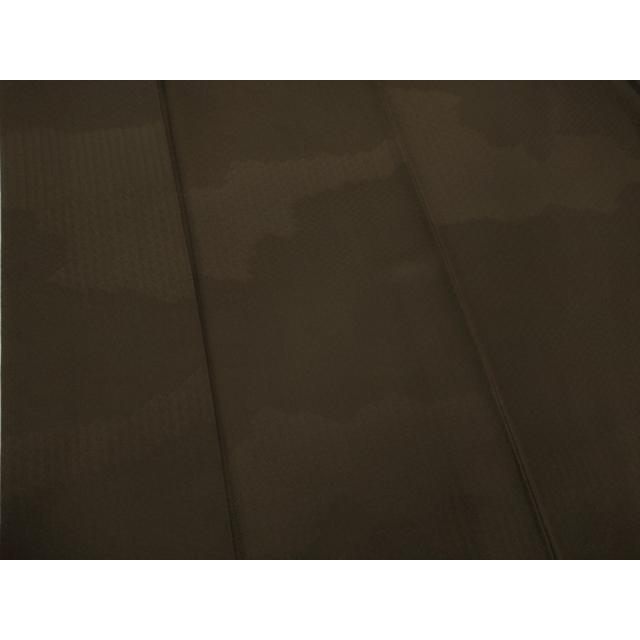 平和屋本店■極上　龍村晋謹製　お召　色無地　雲取名物裂地紋　黒紅色　逸品　DZAA4082kh5 平和屋本店□極上 龍村晋謹製 お召 色無地 雲取名物裂地紋 黒紅色 逸品