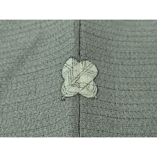 平和屋本店■極上　夏物　京都祇園の老舗　ぎをん齋藤　色無地　絽縮緬　鉛色　たとう紙付き　逸品　未使用　DZAA4257kh5 平和屋本店□極上 夏物 京都祇園の老舗 ぎをん齋藤 色無地 絽縮緬 鉛色