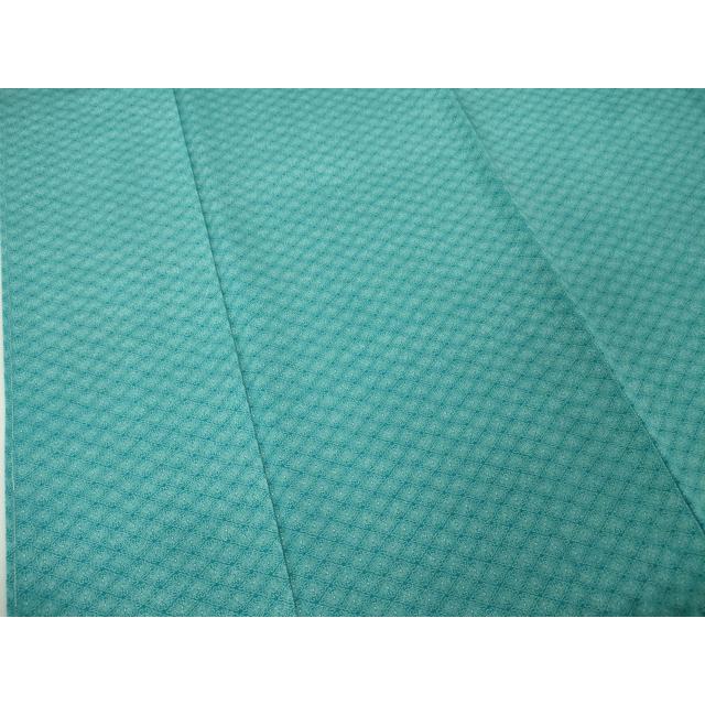 平和屋本店●極上　人間国宝　小宮康正　型:武田忠孝　江戸小紋　花鳥風月　勿忘草色地　鈴乃屋扱い　反端付き　逸品　DZAB2429kh6 平和屋本店□極上 人間国宝 小宮康孝 江戸小紋 菊菱 浅葱色地 逸品 未