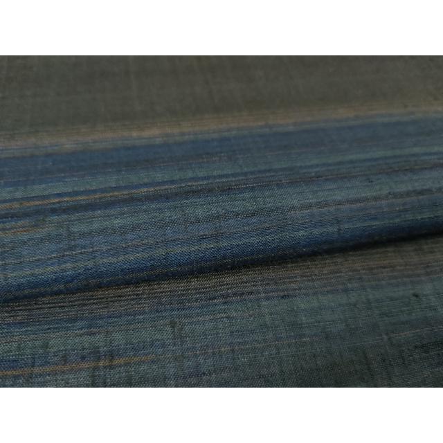 平和屋本店■希少　郡上紬　草木染　訪問着　横段文　高島屋扱い　逸品　DZAA4687kh5 平和屋本店□希少 郡上紬 草木染 訪問着 横段文 高島屋扱い 逸品
