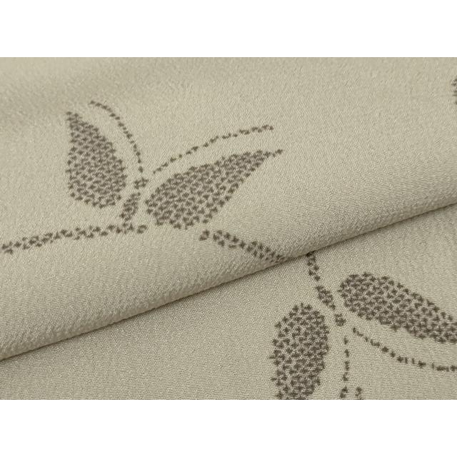 平和屋本店□極上 洗える最高級着物 ＜英＞はなぶさ謹製 小紋 唐草蝶文