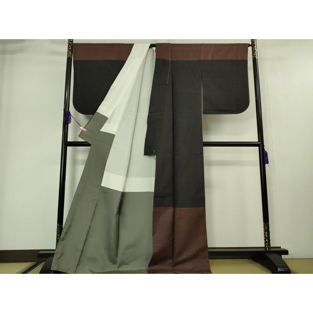 平和屋本店■希少　着物デザイナー　紫藤尚世　訪問着　紬地　上代58万　さが美扱い　逸品　未使用　DZAA4869kh5 平和屋本店□希少 着物デザイナー 紫藤尚世 訪問着 紬地 上代58万
