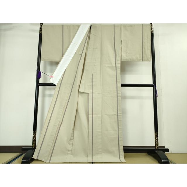 平和屋本店■極上　越後片貝木綿　紺仁工房　片貝木綿　遠州綿紬　単衣　小千谷織物　やまと誂製　証紙付き　逸品　DZAA5095kh5_2