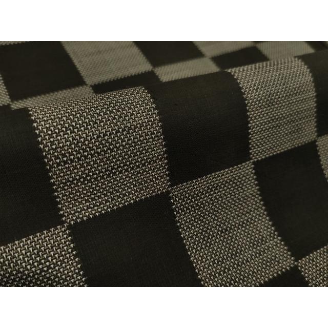 平和屋着物■極上　本場大島紬　9マルキ　市松文様　逸品　DZAB0565kh5 平和屋本店□極上 本場大島紬 9マルキ 市松文様 逸品 DZAA5207kh5