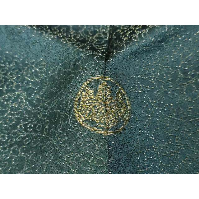 平和屋本店□極上 久保田一竹 幻の辻が花 小紋 花唐草葵地紋