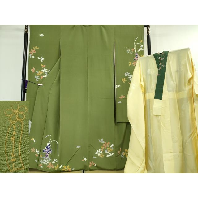 辻村寿三郎　ジュサブロー　振袖 平和屋本店□極上 世界的人形師 辻村寿三郎 ジュサブロー 振袖・長襦袢