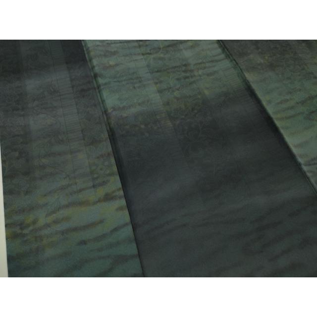 平和屋本店■極上　小紋　市松　花唐草地紋　暈し染め　逸品　DZAA6442kh5 平和屋本店□極上 小紋 市松 花唐草地紋 暈し染め 逸品 DZAA6442kh5