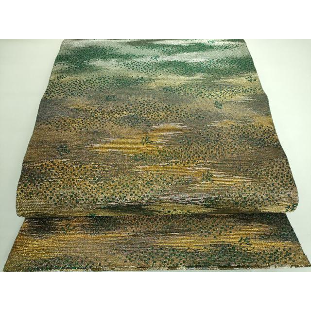 平和屋本店□極上 織の宝石・ダイヤモンドカット 佐波理綴 両面 六通柄