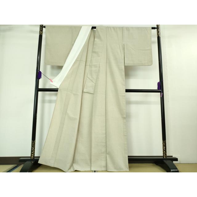 平和屋着物□極上 本塩沢 単衣 蚊絣 星野謹製 証紙付き 逸品