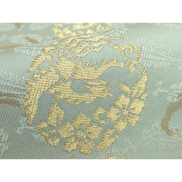 平和屋本店■極上　西陣　川島織物　六通太鼓柄　本袋帯　唐織　鳳凰花唐草文　金銀糸　三越扱い　逸品　CZAA1086s5 平和屋本店□極上 西陣 川島織物 六通太鼓柄 本袋帯 唐織 鳳凰花唐草文