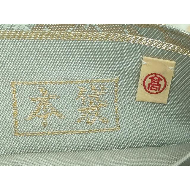 平和屋着物●極上　西陣　丸勇謹製　六通柄袋帯　つづれ唐織　吉祥文　花繋　金糸　証紙付き　逸品　未使用　DZAB3308kh6 平和屋着物○極上 西陣 じゅらく謹製 六通柄袋帯 金華山織 葡萄唐草