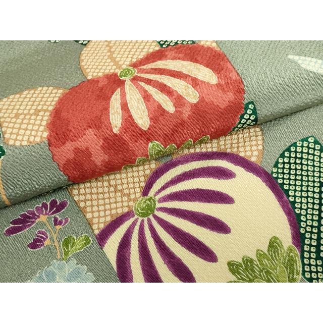 平和屋本店□極上 摺型友禅 京都 多ち花 九寸開き名古屋