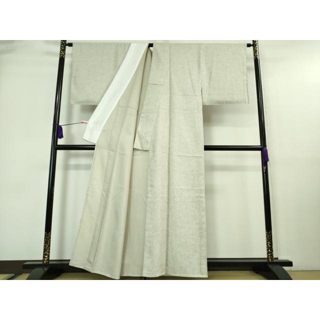 平和屋着物□極上 お召 単衣 霞文 逸品 未使用 DZAA7328kh5 : 平和屋