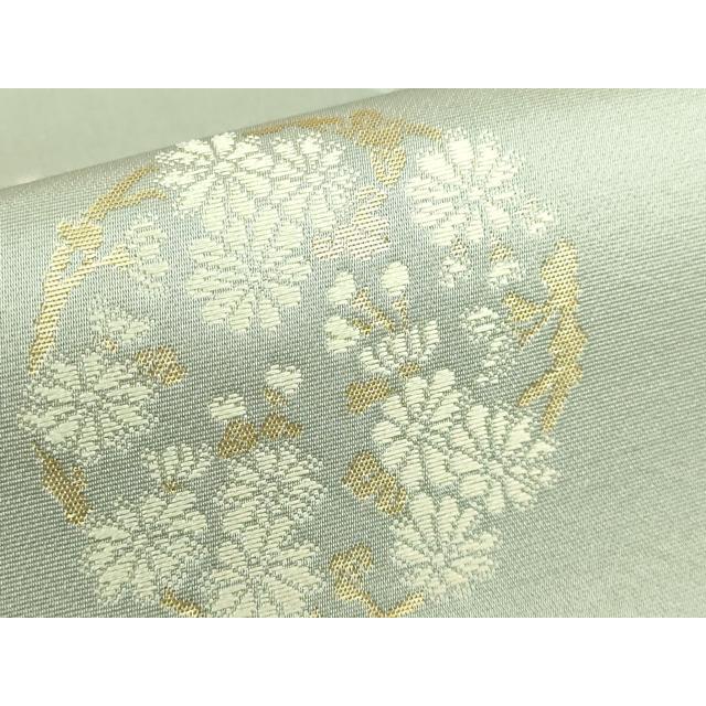 平和屋着物□極上 西陣織 陰山織物謹製 箔屋清兵衛 六通柄袋帯 草木染