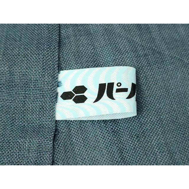 平和屋着物□極上 男性 夏物 本場小千谷ちぢみ 麻 色無地 薄花色 証紙