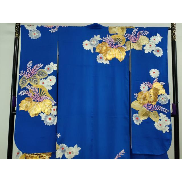 平和屋本店□極上 夏物 お引きずり・お引き摺り・引き振袖 絽 駒刺繍