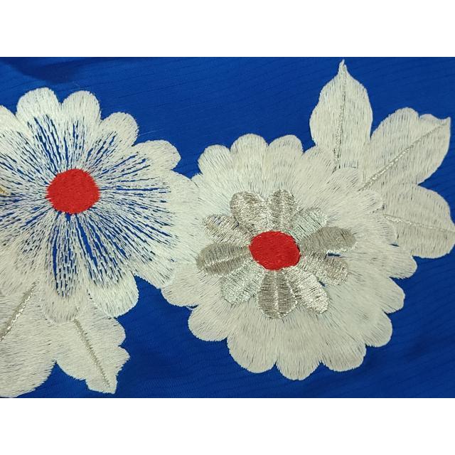 平和屋本店□極上 夏物 お引きずり・お引き摺り・引き振袖 絽 駒刺繍