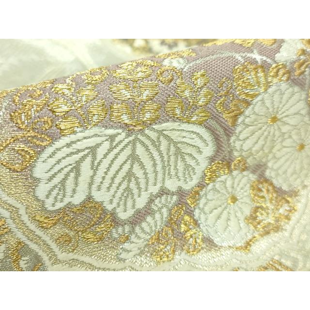 平和屋着物□極上 西陣の名門 加納幸謹製 六通柄袋帯 唐織