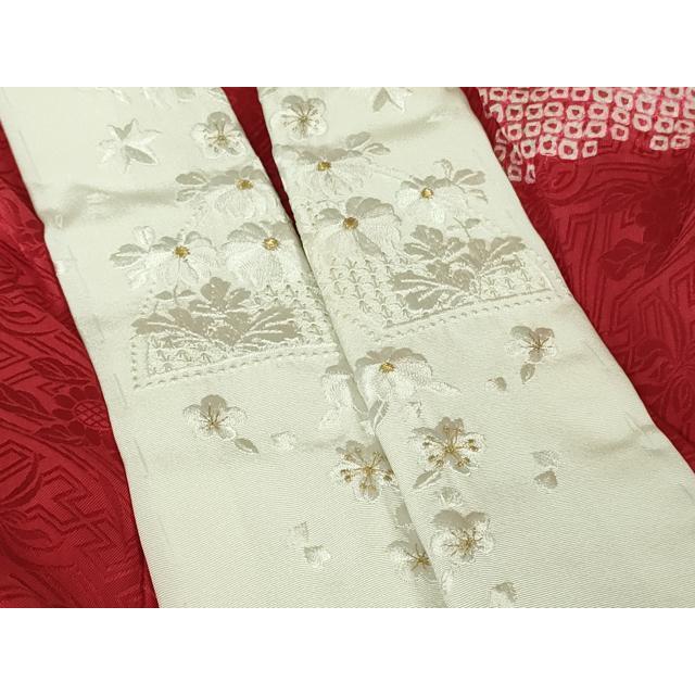 平和屋本店□極上 振袖・長襦袢(無双仕立て・半衿刺繍)・袋帯セット 総