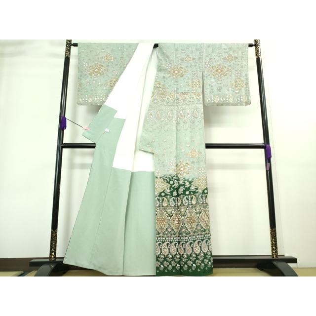 平和屋本店□極上 中国三大刺繍 スワトウ刺繍 汕頭刺繍 総刺繍 訪問着