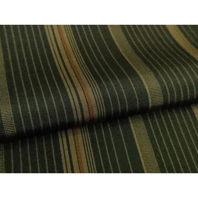 平和屋着物■極上　紬　単衣　市松　縞　ますいわ屋扱い　逸品　未使用　DZAA9085kh5 平和屋着物▽上質な紬 単衣 縞 正絹 逸品 DAAQ4510az 【公式通販】