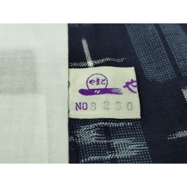 平和屋着物■極上　久留米絣　単衣　綿　十字絣　市松文様　やまと誂製　逸品　DZAA9139kh5 平和屋着物□極上 久留米絣 単衣 綿 十字絣 市松文様 やまと誂