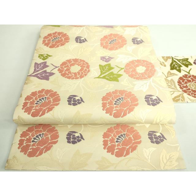 平和屋本店□極上 俵屋 人間国宝 喜多川平朗 有職織物 九寸名古屋