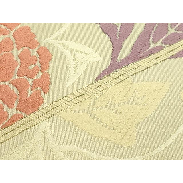 平和屋本店□極上 俵屋 人間国宝 喜多川平朗 有職織物 九寸名古屋