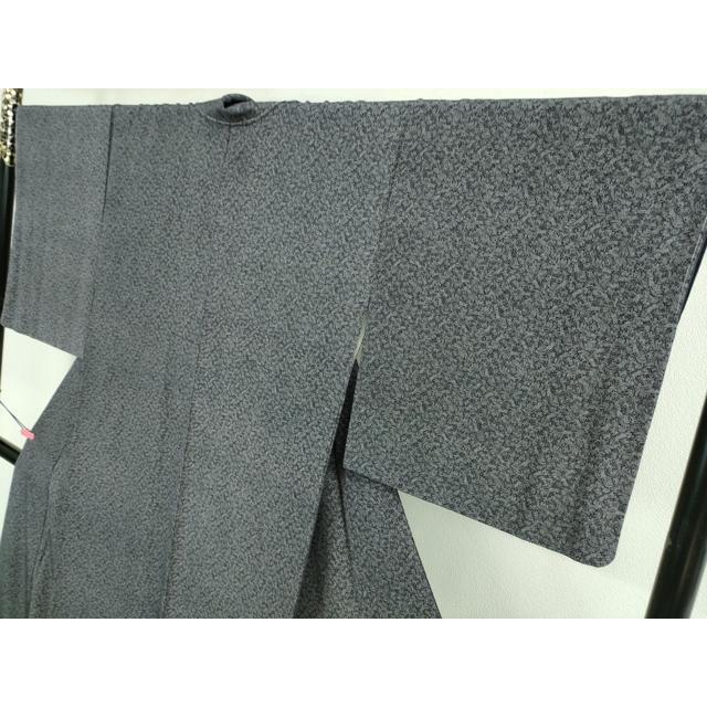 平和屋本店■極上　小紋師　藍田正雄　江戸小紋　秘蔵極型　稲葉に雀　濃紺地　西武百貨店扱い　反端付き　逸品　未使用　DZAB0341kh5