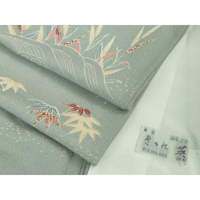 平和屋着物□極上 洗える最高級着物 ＜英＞はなぶさ謹製 小紋 単衣