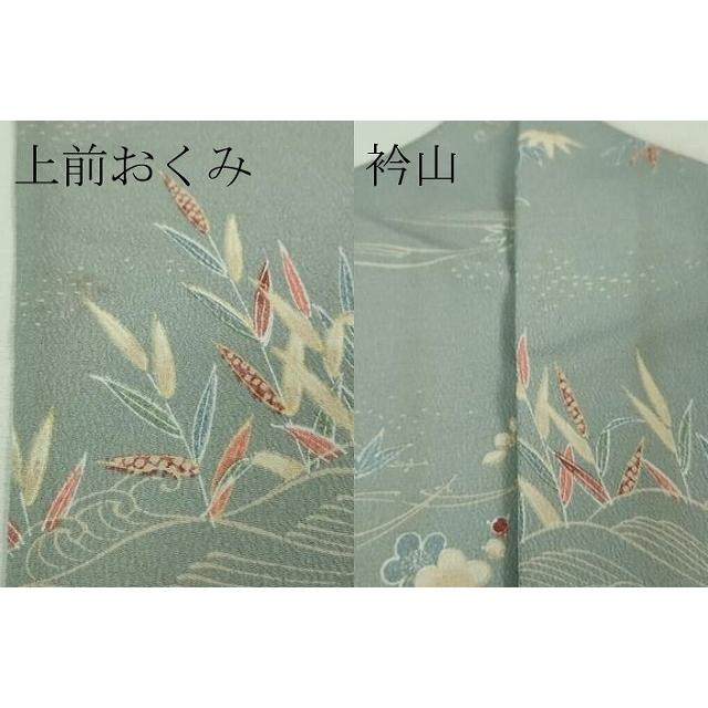 平和屋着物□極上 洗える最高級着物 ＜英＞はなぶさ謹製 小紋 単衣