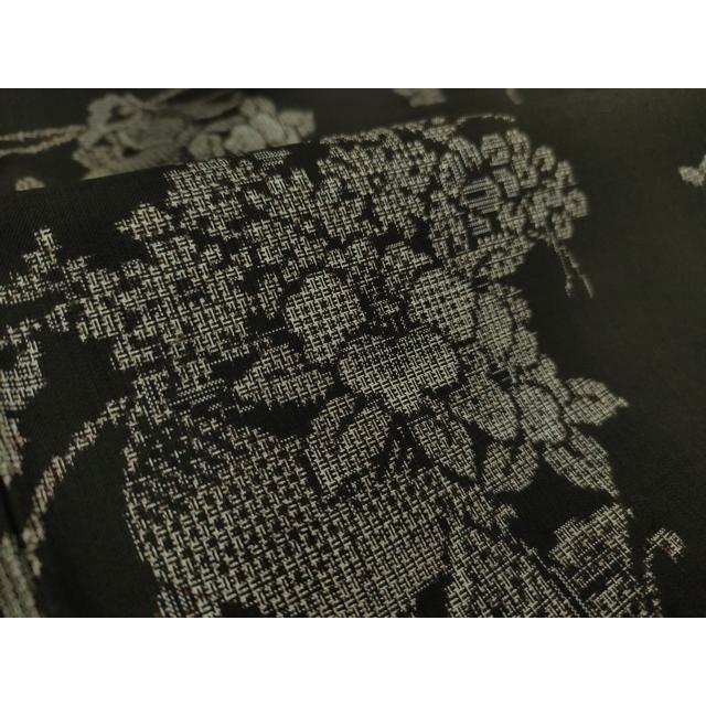 平和屋本店■極上　本場大島紬　現代龍郷絣　立涌菱文様　逸品　CZAA2463s5 平和屋本店□極上 本場大島紬 割り込み絣 舞蝶花文 黒地 逸品 未使用