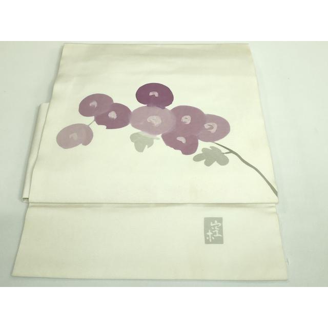 平和屋着物□極上 日展染色作家 高久空木 ろうけつ染 塩瀬 つけ帯 光琳