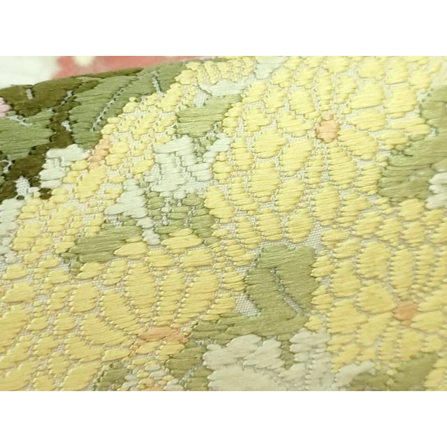 平和屋着物●皇室・伊勢神宮御用　御御帯　山口美術織物　山口弘躬　太鼓柄袋帯　御車文　金糸　正絹　逸品　DABB4629ps 平和屋着物○極上 皇室・伊勢神宮御用御御帯 山口美術織物 山口弘躬