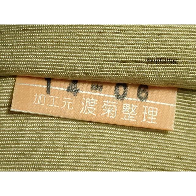 平和屋着物●極上　九寸名古屋帯　紬地　手描き　雀　逸品　DZAB2342kh6
