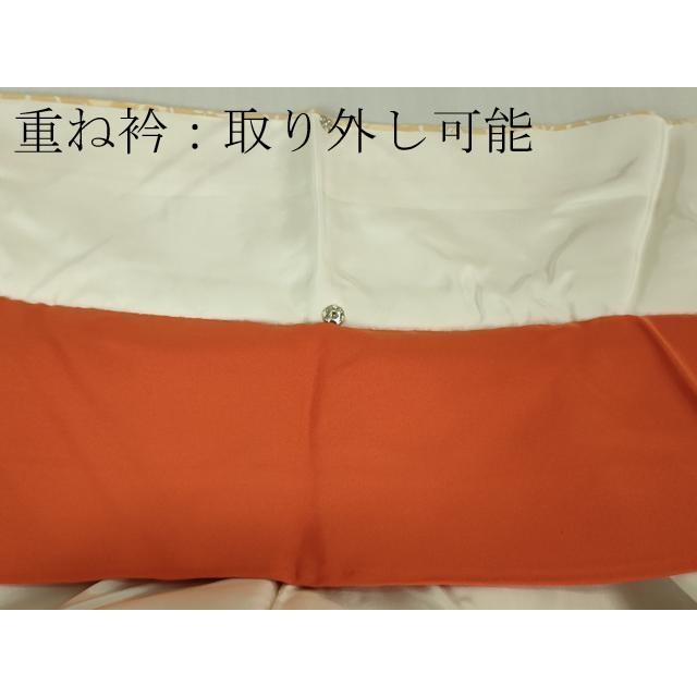平和屋本店●極上　銀座　志ま亀　訪問着　桐花文　鬼しぼ縮緬　たとう紙付き　逸品　DZAB2525kh6 平和屋本店○極上 銀座 志ま亀 訪問着 桐花文 鬼しぼ縮緬 たとう紙付き