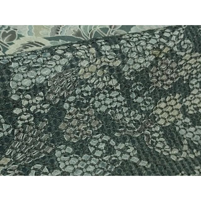 平和屋本店●極上　中国三大刺繍　スワトウ刺繍　汕頭刺繍　訪問着　更紗花文　暈し染め　金糸　逸品　DZAB2555kh6