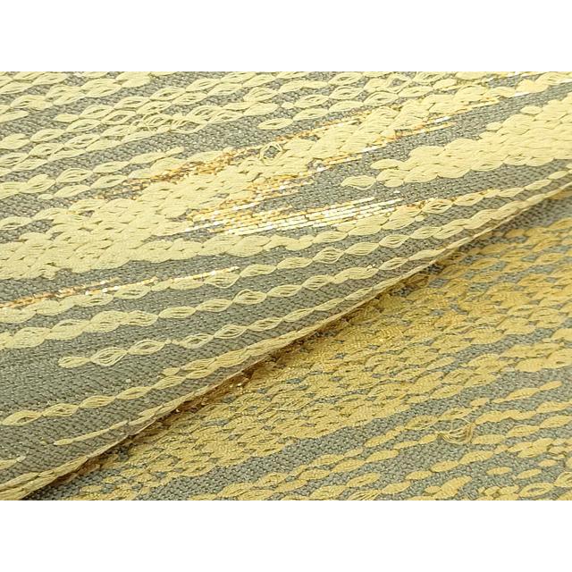 平和屋本店○最高級 龍村平蔵製 太鼓柄 本袋帯 木目錦 金糸 逸品